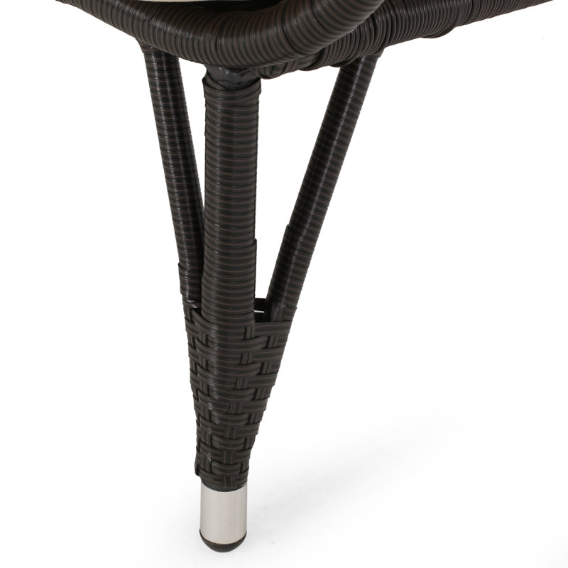 Bayou Breeze Outdoor Standing Basket Patio Chair with Cushions & Reviews Wayfair